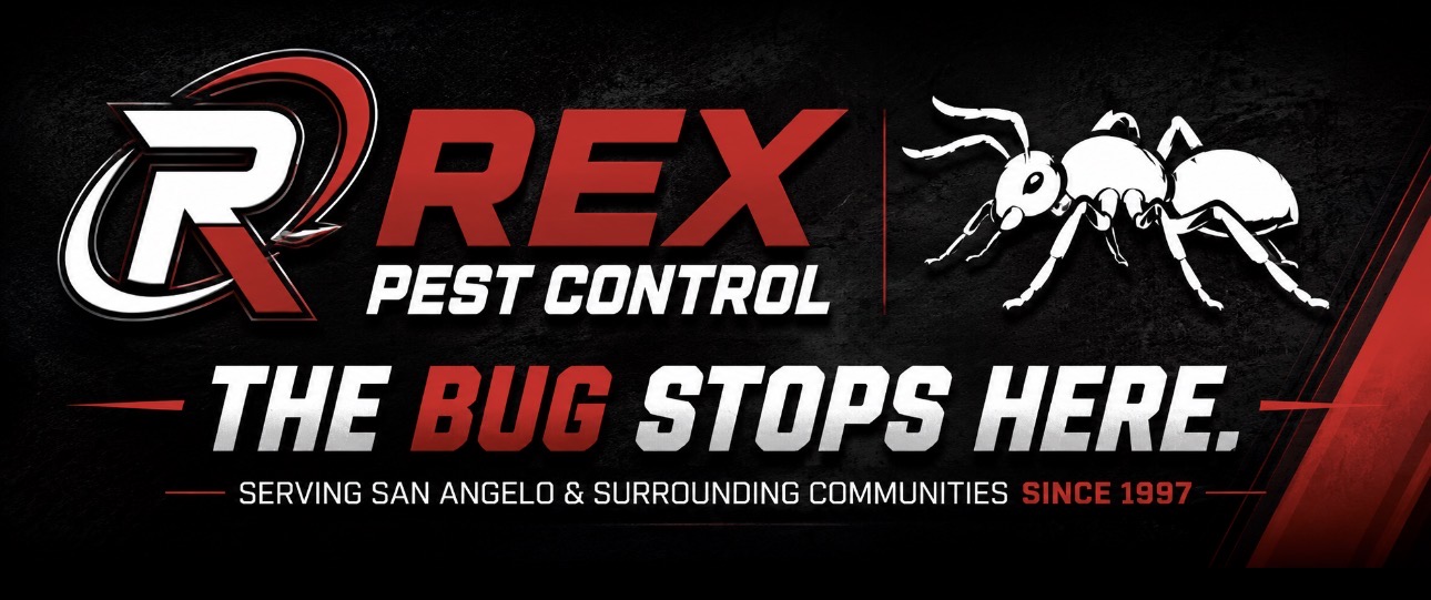 Rex Pest Control brand banner